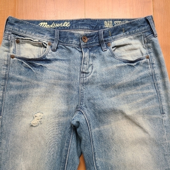 MADEWELL Rail Straight Cropped Jeans - Picture 4 of 13